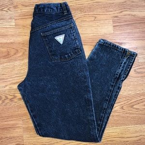 Palmetto’s Vintage Acid Wash High Waist Ankle Zipper Jeans Size 9